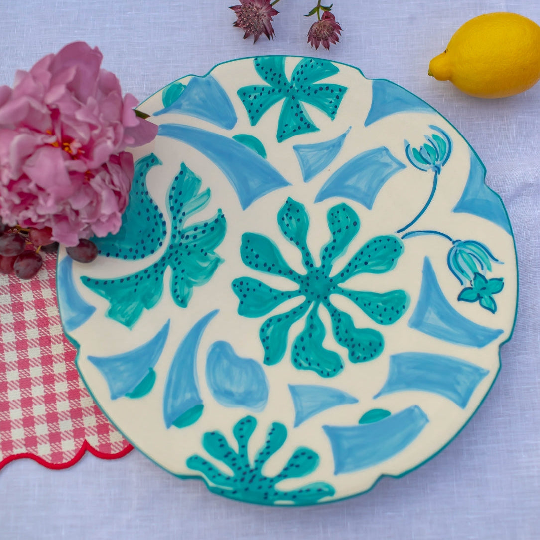 St-Germain elderflower liqueur 70cl + Stylish Bon Appetit large serving plate . Limited Edition - Official store