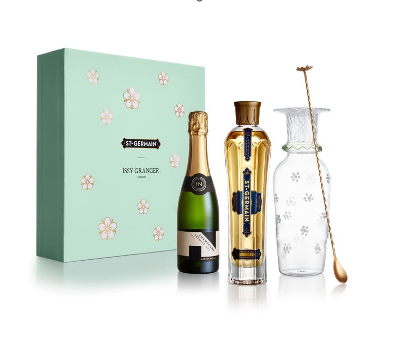 St-Germain Elderflower liqueur - limited edition gift set St-Germain Spritz - Issy Granger - St-Germain liqueur official store. Perfect Gift